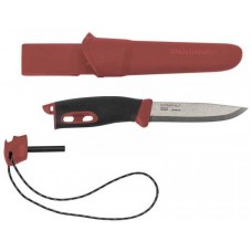 Нож MORAKNIV COMPANION SPARK RED (паракорд + огниво в компл.)